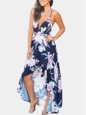 🤩Chelsea Floral High-Low Dress - size M